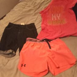 Little Girl Shorts Size 8 And Top Size 8 Barely Used Take All Three For $10 
