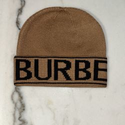 Brown Burrberry Hat