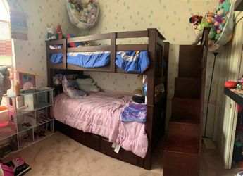 Twin Bunk Bed W/ Storage