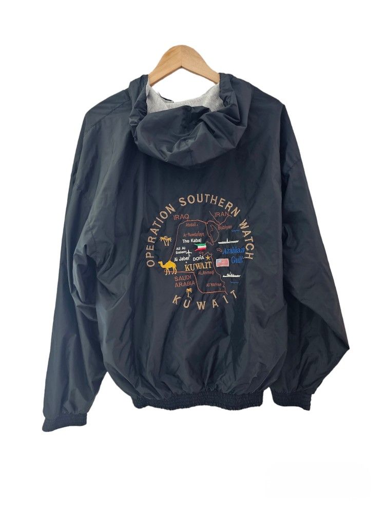 Operation Southern Watch Military Veteran Solider Souvenir Embroidered Jacket XL Clothing