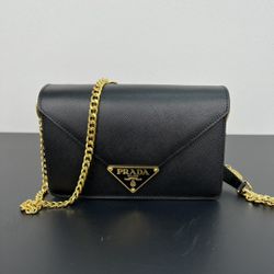 Saffiano Leather Mini Handbag For Women Size 21.5x14x4cm
