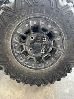 Can Am bead Lock Rims and Tires