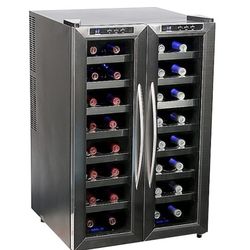 Whynter - 32-Bottle Wine Cooler - Stainless Steel #277