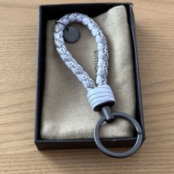 Bottega Veneta  Leather Keychain