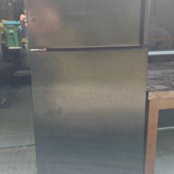 Used Refrigerator Black Whirlpool 65in By 29in