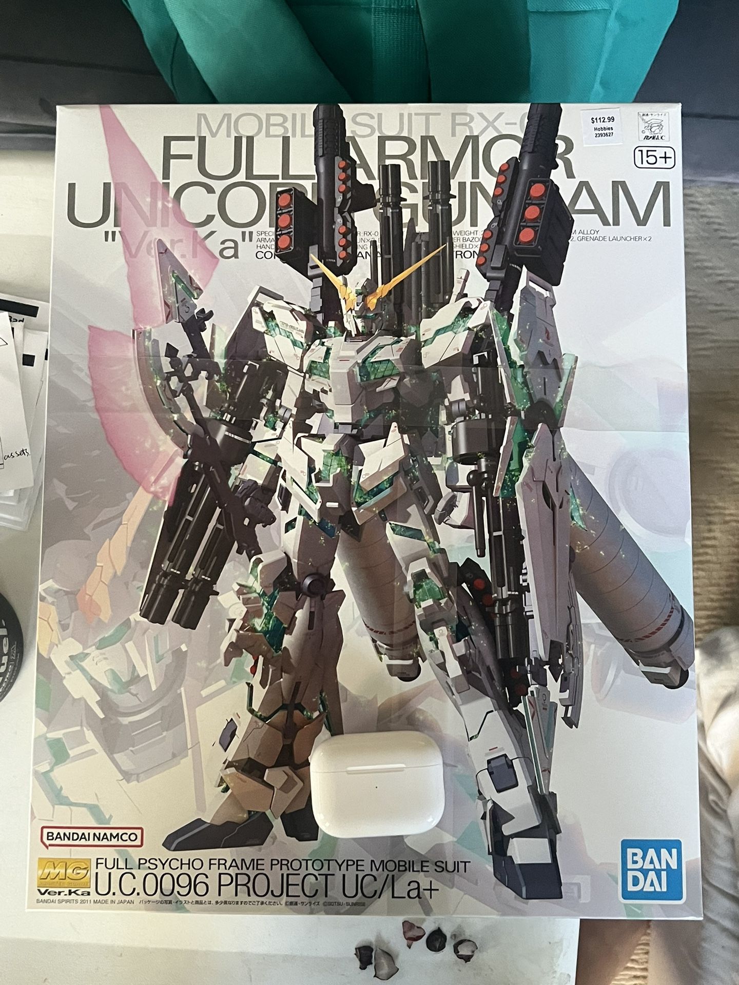 Mg Ver Ka Unicorn Gundam Full Armor Bandai 