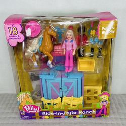 Polly Pocket Ride In Style Ranch Playset