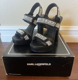 Karl Lagerfeld Paris size 6.5 evening shoes