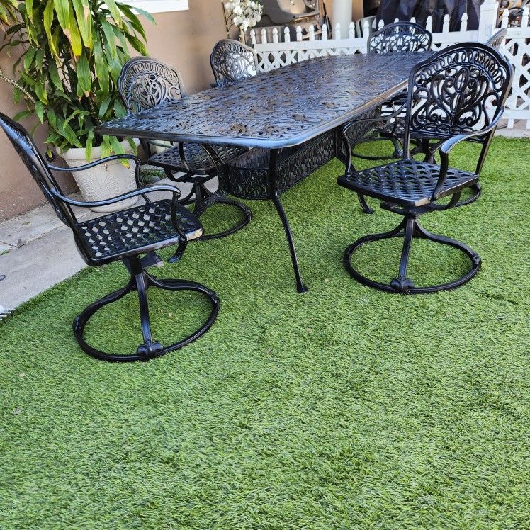 Hanamint Patio Set/ Outdoor Furniture Dining Table And Chairs
