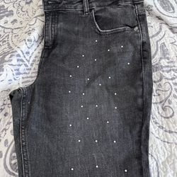 Black flare jeans J.C. Penney plus size