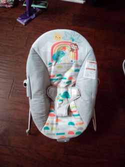 Baby Bouncer Seat with Animal Print