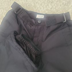Kids Snow Pants Size 7 Color Black 