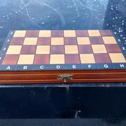  Small Travel Wooden Chess Set...