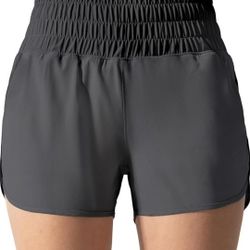 NEW SMALL 5 Inch Running Shorts for Women High Waisted Womens Athletic Shorts Pockets Sporty Shorts Gym Sweat Shorts Summer