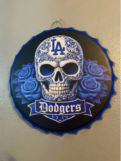 Dodgers large 14” bottle cap