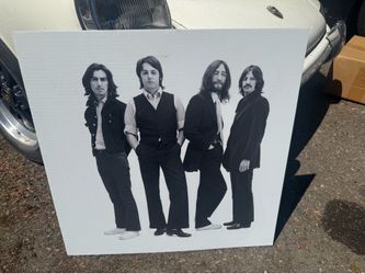 The Beatles 1969 Tittenhurst park final photo shoot 24 x 24 heavy duty plastic board event sign