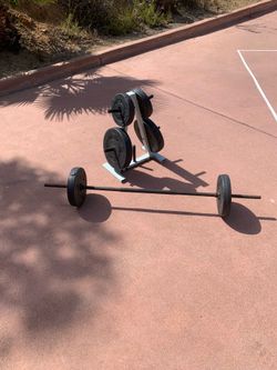 Weight set 100 lbs