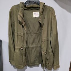 Ashley Fashion Collection Olive Green Utility Jacket