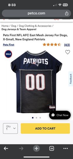 NFL Pet Jersey