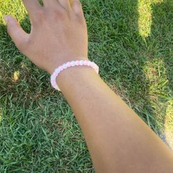 Pink Beaded Bracelet