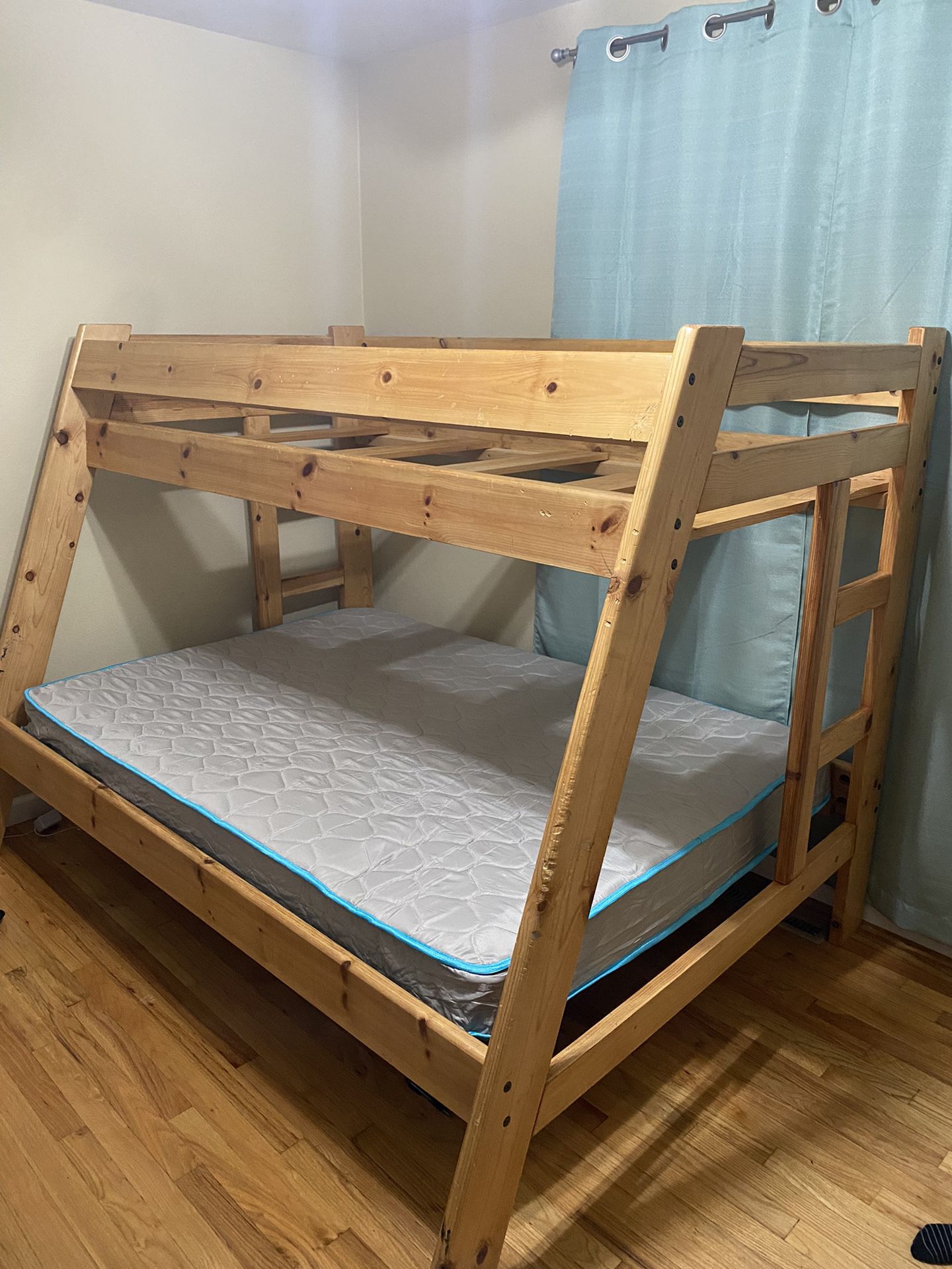 Twin Over Full Wooden Bunk Bed