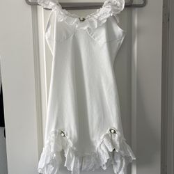 Cute Mini White Dress 