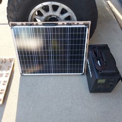 4Patriots Solar Generator + 100W Solar Panel – Emergency Power Kit