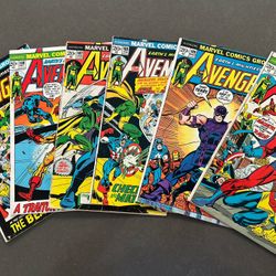 The Avengers Marvel Comics MCU 7 Issue lot 105-111 Grim Reaper Sentinels Vision