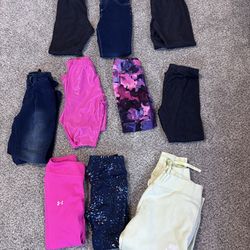 Bundle of Girls Leggings — Size of 6-8