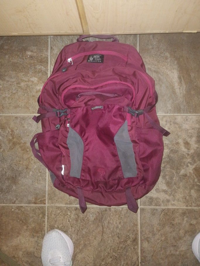 Columbia Mountain Hardware Red/Maroon Toned backpack 