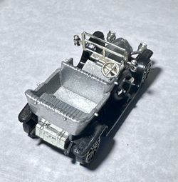 SMS Ford Model T 1920's  Silver & Black Vintage Car 1:47 S8032 A100