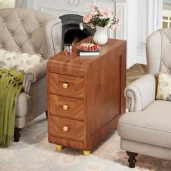 Brown 3 -Drawer 11.02-in W x 25.6-in H Modern Nightstand