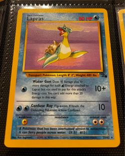 Lapras Fossil Set Pokémon Card