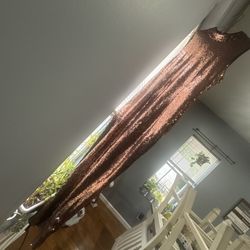 Beautiful Prom Dress Rose Gold