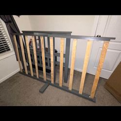 Twin Bed Frame-grey