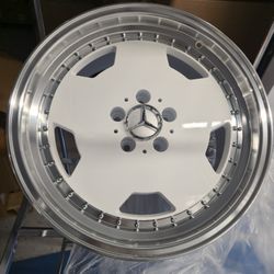 18 Inch Rims Fits Mercedes 5x112 Staggered Set 