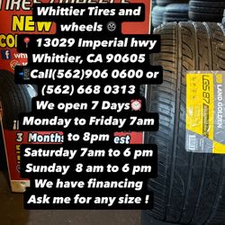 SET OF NEW TIRES, 305/40R22 LANDGOLDEN, INCLUDING MOUNTING AND BALANCING. ASK ME FOR ANY SIZE OR BRAND