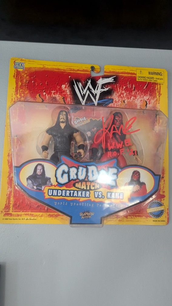 WWF Action Figure Signed