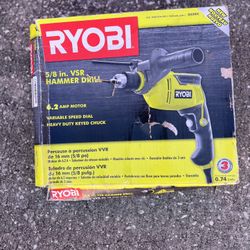 RYOBI 5/8" VSR HAMMER DRILL