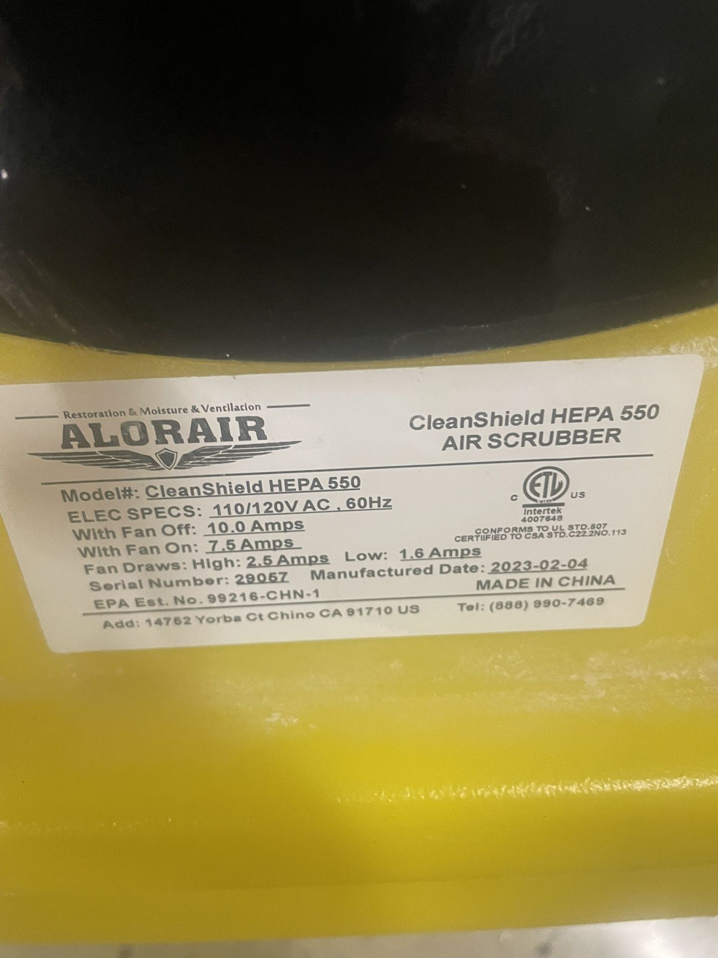 Air Scrubber 
