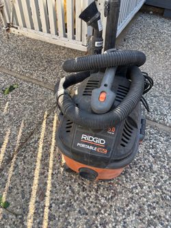 Ridgid vacuum