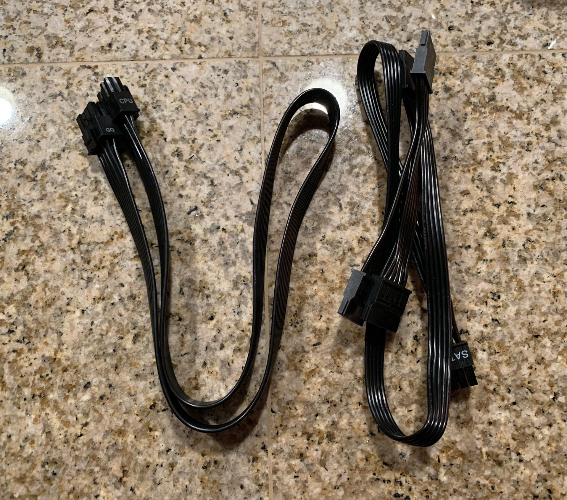 EVGA GQ CPU & SATA PSU Cables