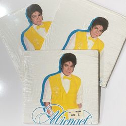 Vintage 80s Michael Jackson Concert Baseball T-Shirts