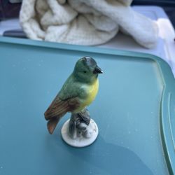 Title: Vintage Beswick Porcelain Blue Tit Bird Figurine Model 992