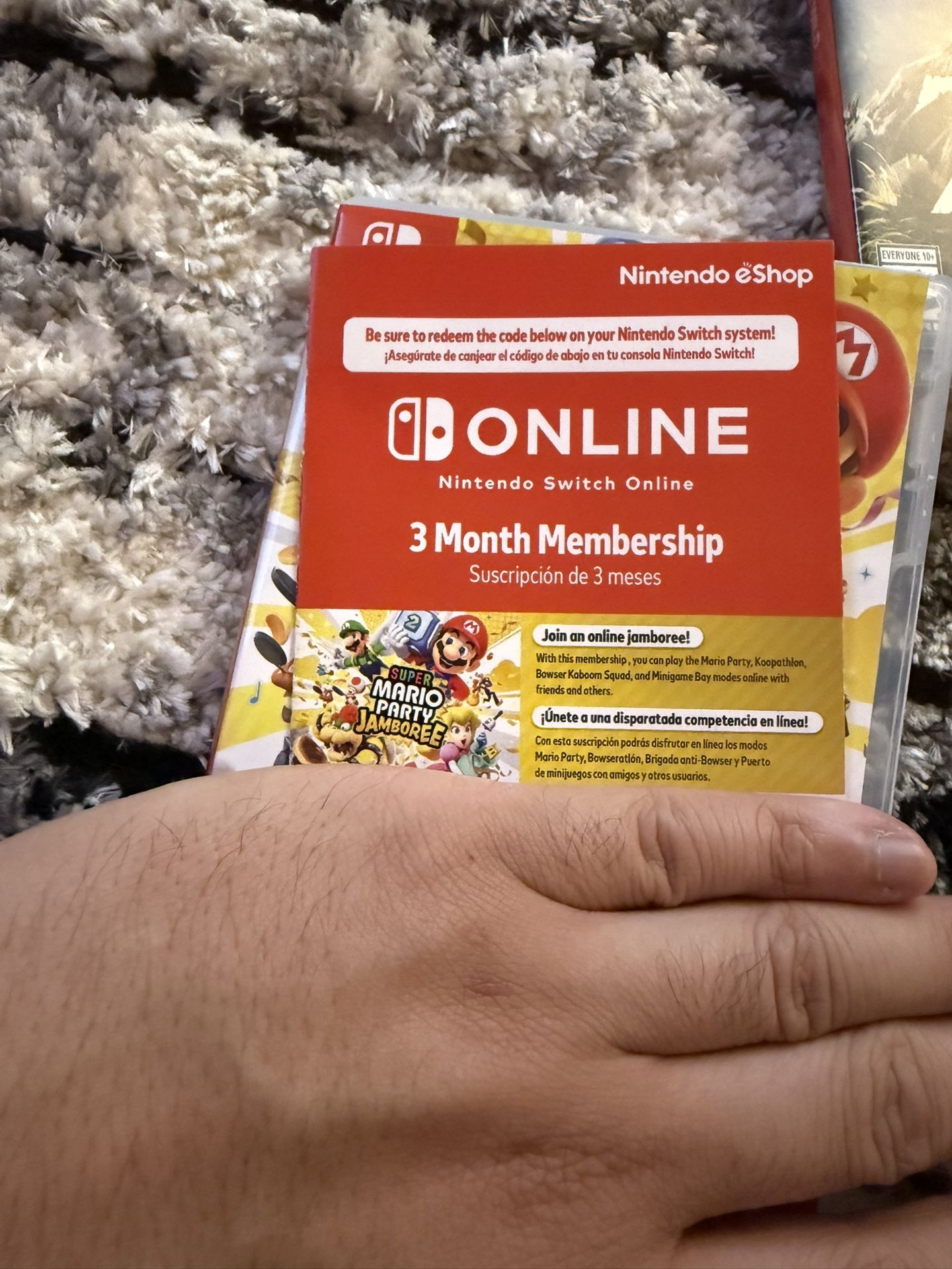 Nintendo Switch 3-Month Individual Membership Code