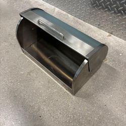 Breads and pastries glass & metal box …  16 “ wide , 9” depth , 9” high .. $20