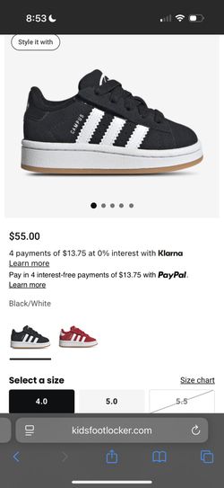 Adidas Campus 00s toddlers