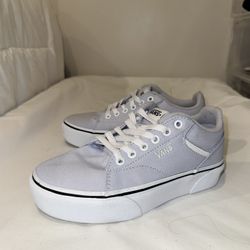 Vans Platform Sneakers Women’s 6.5 Lavender Blue Like New Worn Once 