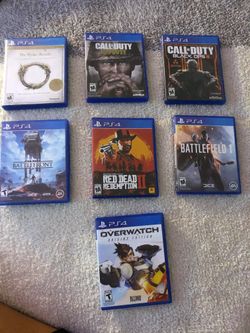 Ps4 games, some still with receipt