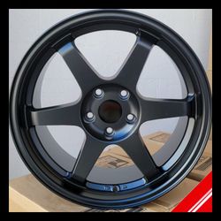 Brand New 18" TL DIM-509-4 5x114.3 Satin Black Wheels
